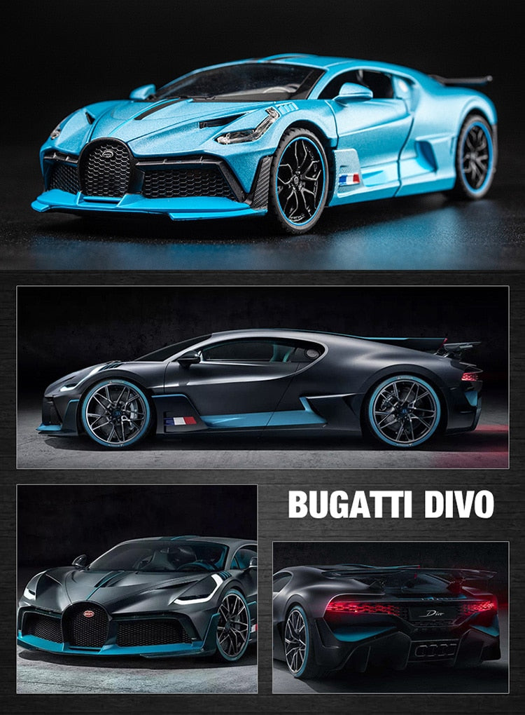 Car Model Bugatti Divo Metal Toy Alloy Diecast Vehicles Toys For kids 1:32