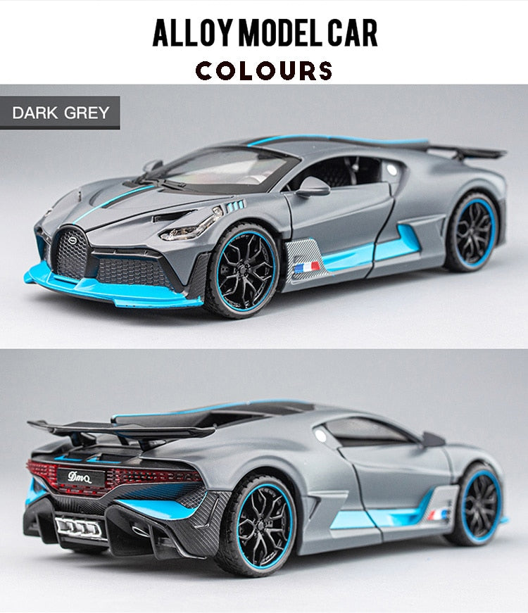 Car Model Bugatti Divo Metal Toy Alloy Diecast Vehicles Toys For kids 1:32