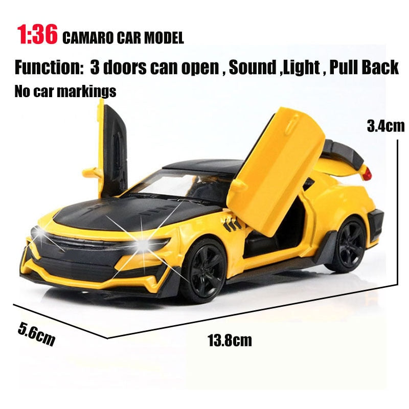 Car Model Chevrolet Camaro Diecasts & Toy Vehicles Metal Alloy Toys Children kids 1:32 & 1:36