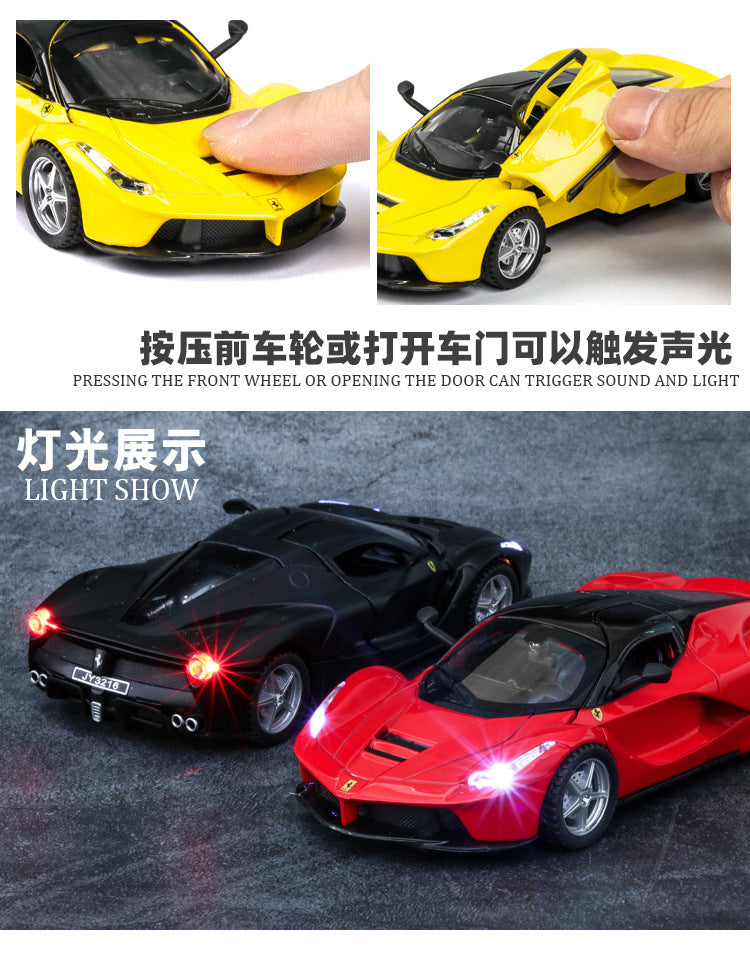 Car Model Ferrari LaFerrari Metal Diecast Alloy  Vehicles Toy Children kids 1:32 1:22