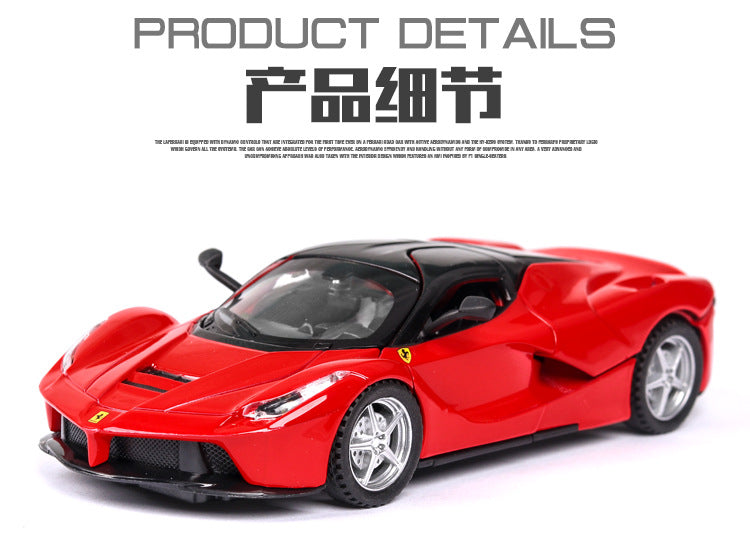 Car Model Ferrari LaFerrari Metal Diecast Alloy  Vehicles Toy Children kids 1:32 1:22