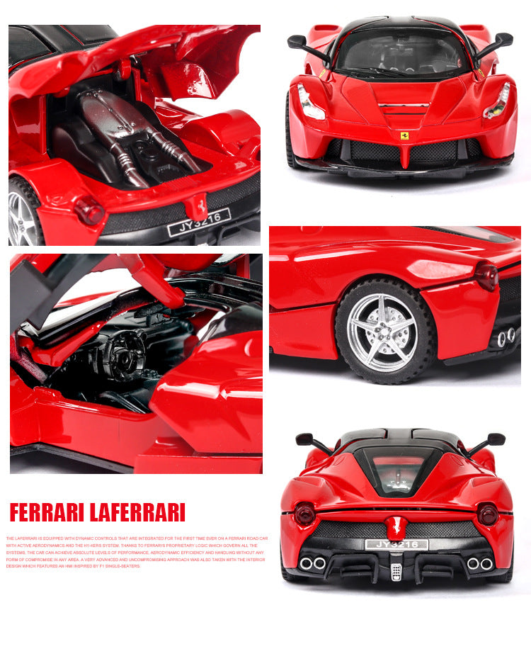 Car Model Ferrari LaFerrari Metal Diecast Alloy  Vehicles Toy Children kids 1:32 1:22