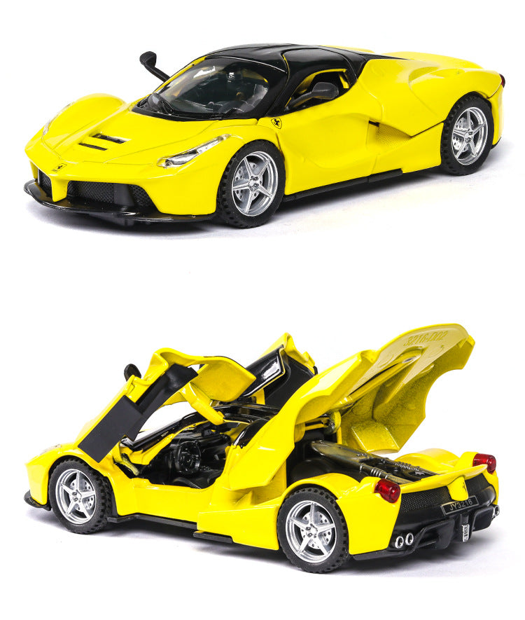 Car Model Ferrari LaFerrari Metal Diecast Alloy  Vehicles Toy Children kids 1:32 1:22