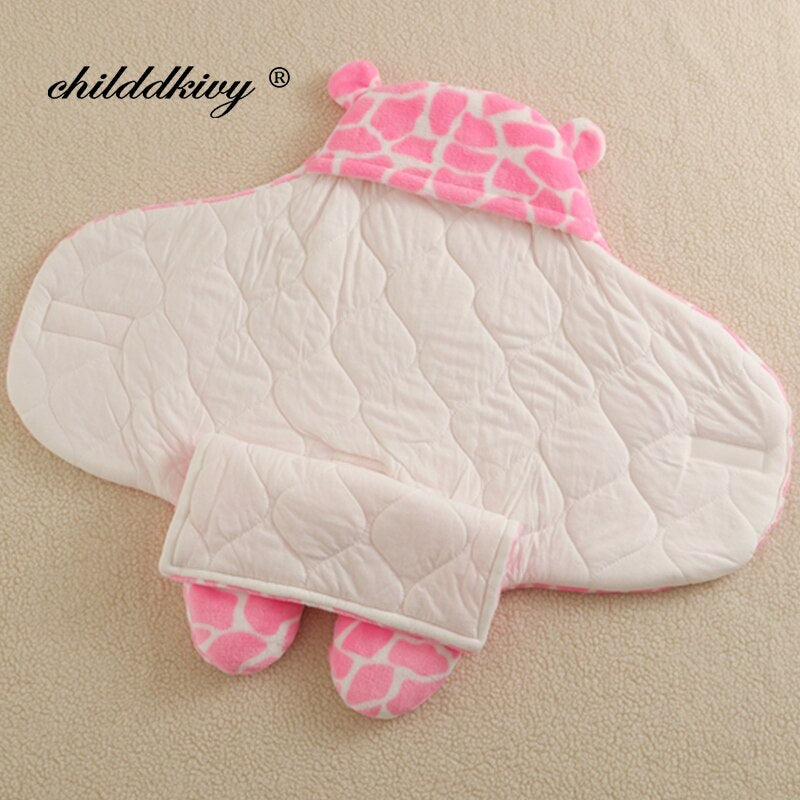 Baby Sleeping Bag Newborn Blanket Swaddle Toddler Winter Warm Stroller Wrap Cotton Envelope 0-9