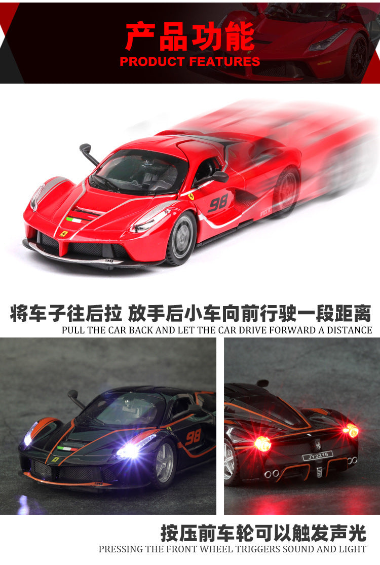 Car Model Ferrari LaFerrari Metal Diecast Alloy  Vehicles Toy Children kids 1:32 1:22