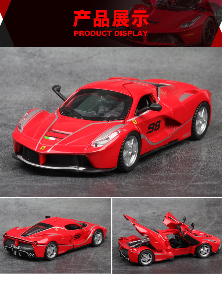 Car Model Ferrari LaFerrari Metal Diecast Alloy  Vehicles Toy Children kids 1:32 1:22