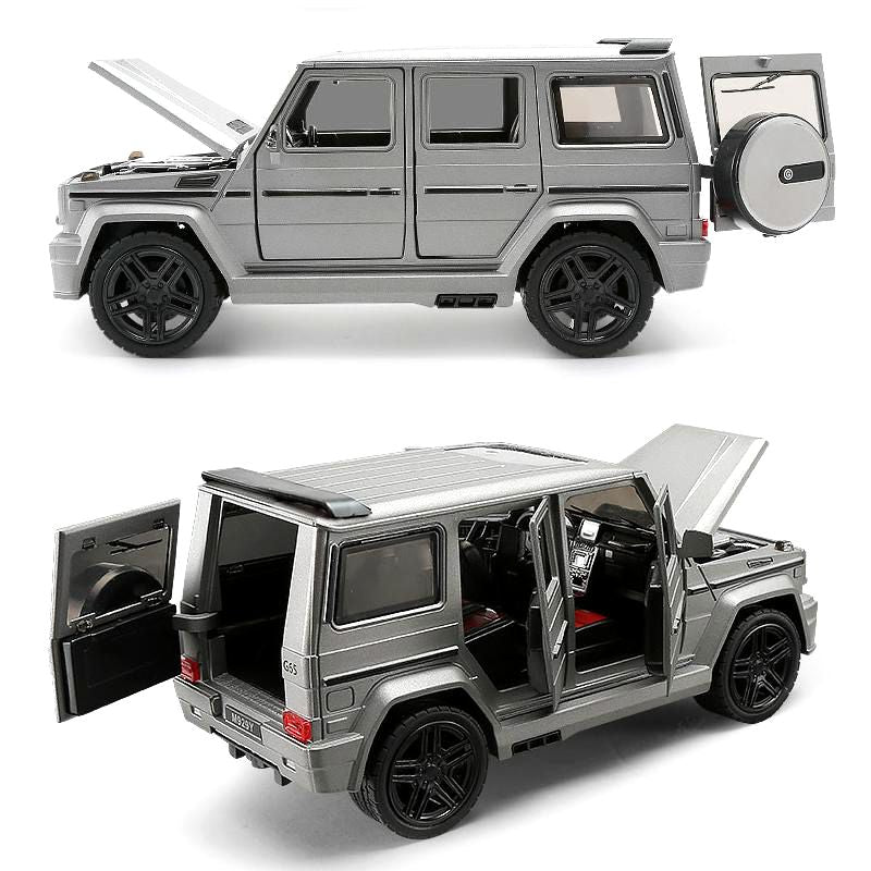 Car Model Mercedes Benz G65 SUV XLG M929Y Alloy Diecast Metal Toys 20Cm Vehicle 6 Open Doors Pull Back 1:24