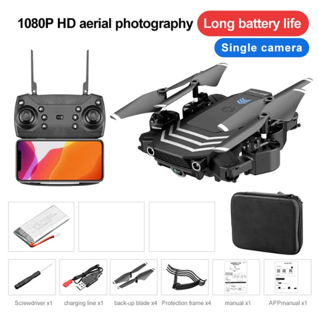 Drone Camera Quadcopter LS11 Pro FPV 1080P 4K Hold WiFi RC Remote Control Foldable