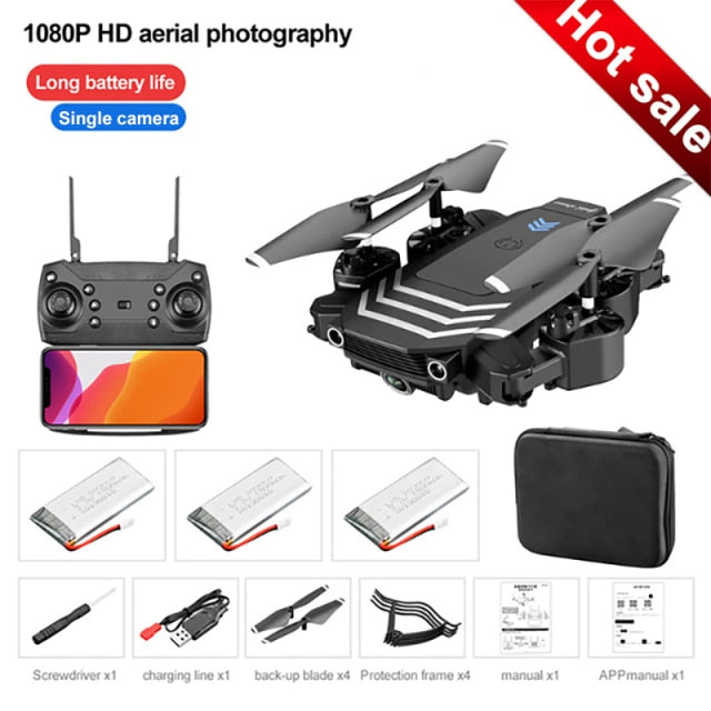 Drone Camera Quadcopter LS11 Pro FPV 1080P 4K Hold WiFi RC Remote Control Foldable