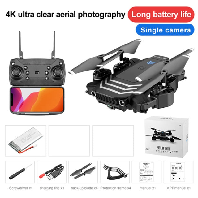 Drone Camera Quadcopter LS11 Pro FPV 1080P 4K Hold WiFi RC Remote Control Foldable