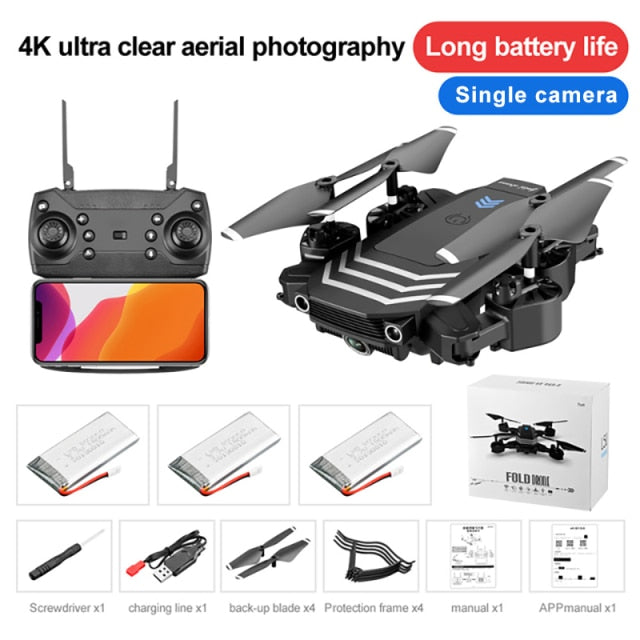 Drone Camera Quadcopter LS11 Pro FPV 1080P 4K Hold WiFi RC Remote Control Foldable