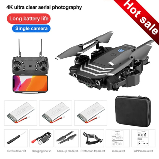 Drone Camera Quadcopter LS11 Pro FPV 1080P 4K Hold WiFi RC Remote Control Foldable