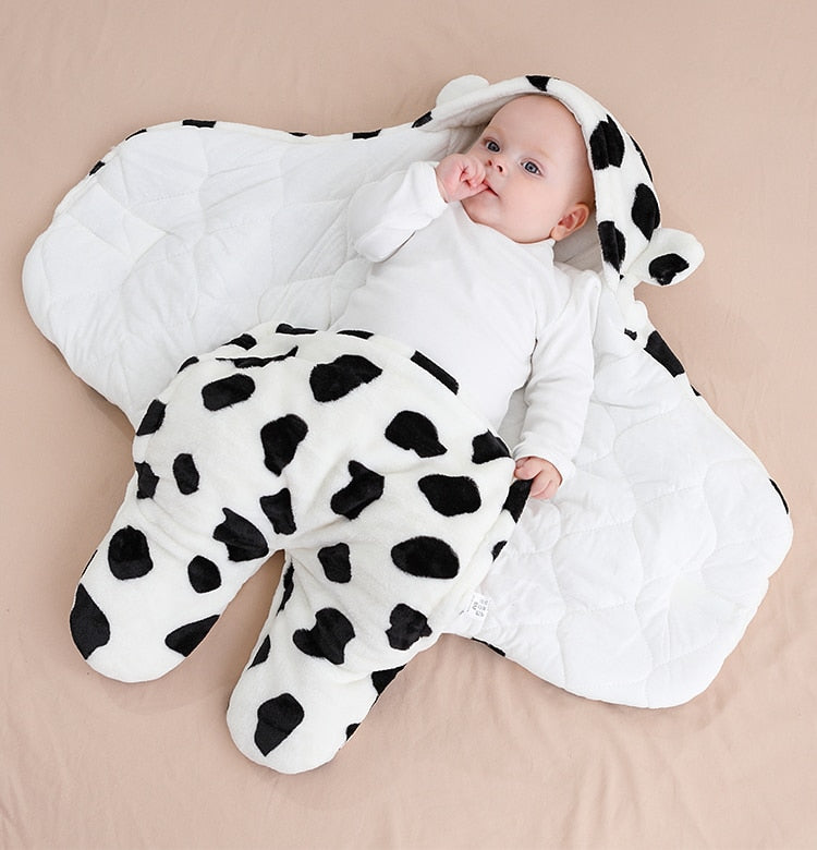 Baby Sleeping Bag Newborn Blanket Swaddle Toddler Winter Warm Stroller Wrap Cotton Envelope 0-9