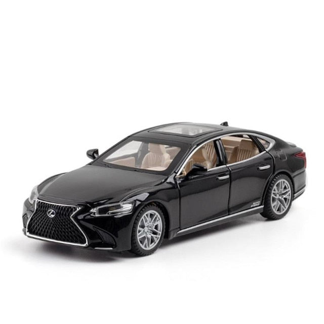 Car Model LEXUS LS500H Toy Metal Diecast Alloy Vehicles Sound Light Toys Children 1:32