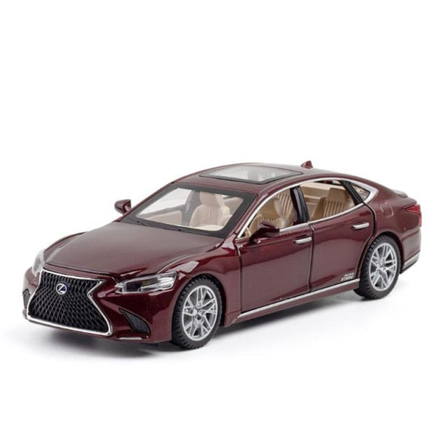 Car Model LEXUS LS500H Toy Metal Diecast Alloy Vehicles Sound Light Toys Children 1:32