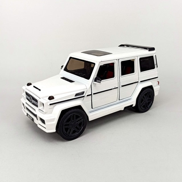 Car Model Mercedes Benz G65 SUV XLG M929Y Alloy Diecast Metal Toys 20Cm Vehicle 6 Open Doors Pull Back 1:24