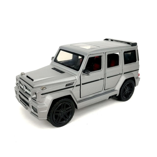 Car Model Mercedes Benz G65 SUV XLG M929Y Alloy Diecast Metal Toys 20Cm Vehicle 6 Open Doors Pull Back 1:24