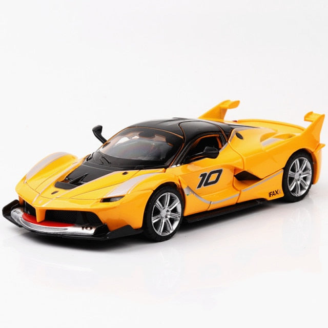 Car Model Ferrari LaFerrari Metal Diecast Alloy  Vehicles Toy Children kids 1:32 1:22