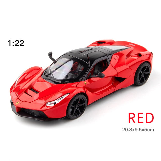 Car Model Ferrari LaFerrari Metal Diecast Alloy  Vehicles Toy Children kids 1:32 1:22