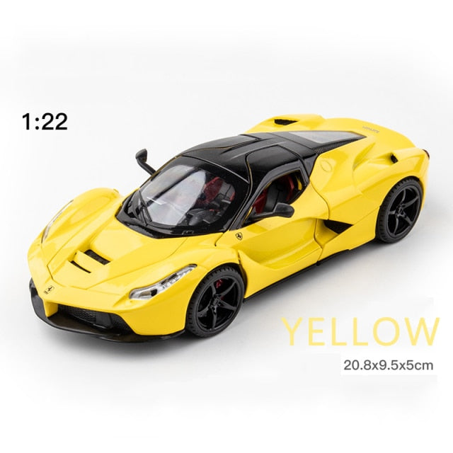 Car Model Ferrari LaFerrari Metal Diecast Alloy  Vehicles Toy Children kids 1:32 1:22