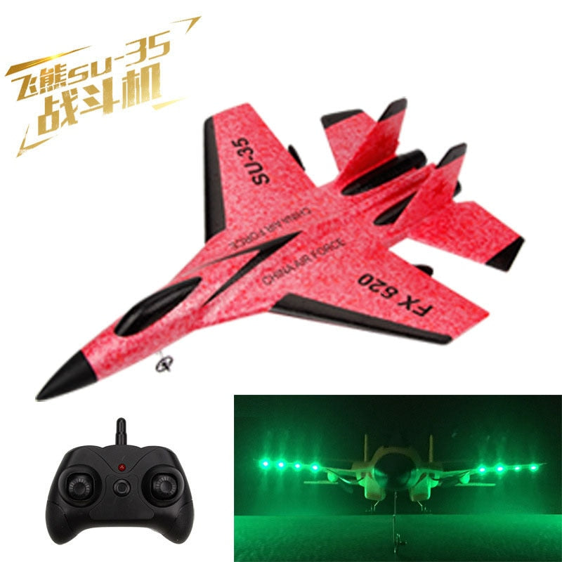 RC Remote Control Foam plastic Plane SU-35 FX620 Airplane Aircraft Fighter 2.4G Radio Control Glider Toys Children kids