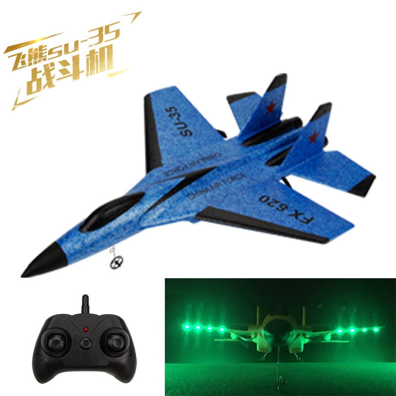 RC Remote Control Foam plastic Plane SU-35 FX620 Airplane Aircraft Fighter 2.4G Radio Control Glider Toys Children kids