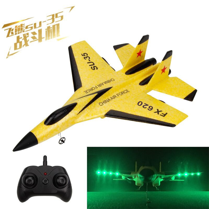 RC Remote Control Foam plastic Plane SU-35 FX620 Airplane Aircraft Fighter 2.4G Radio Control Glider Toys Children kids