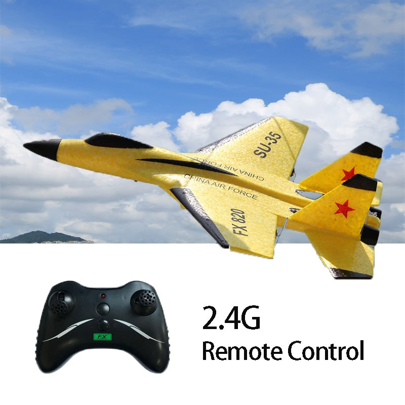 RC Remote Control Foam plastic Plane SU-35 FX620 Airplane Aircraft Fighter 2.4G Radio Control Glider Toys Children kids