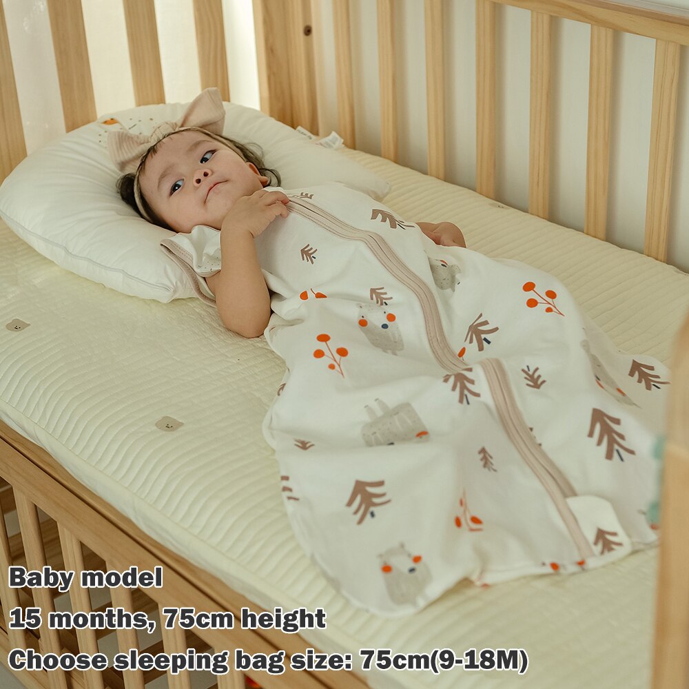 Baby Sleeping Bag Newborn 3-18 Months Summer Thin One-Piece Sleepwear Stroller Wrap Envelope