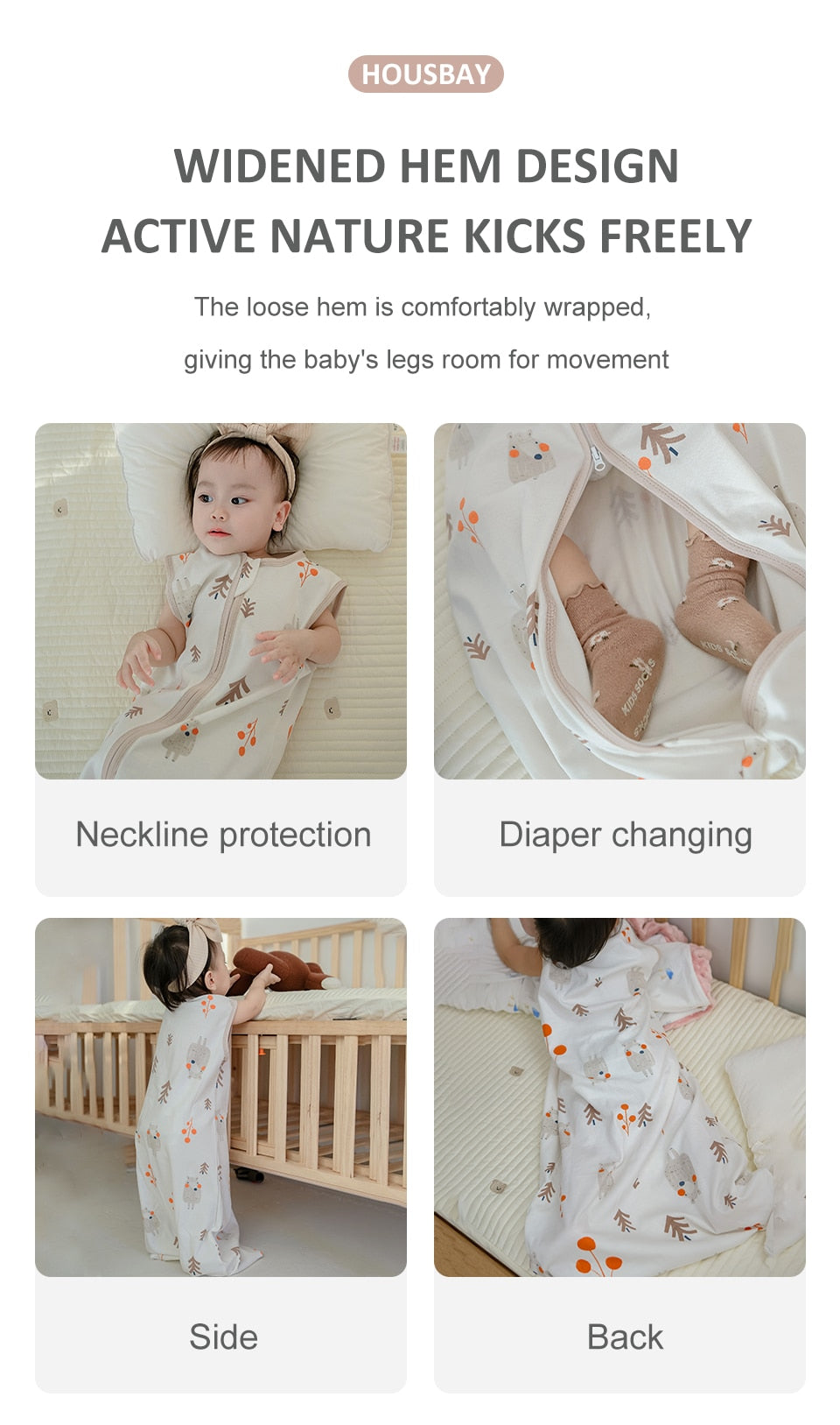 Baby Sleeping Bag Newborn 3-18 Months Summer Thin One-Piece Sleepwear Stroller Wrap Envelope