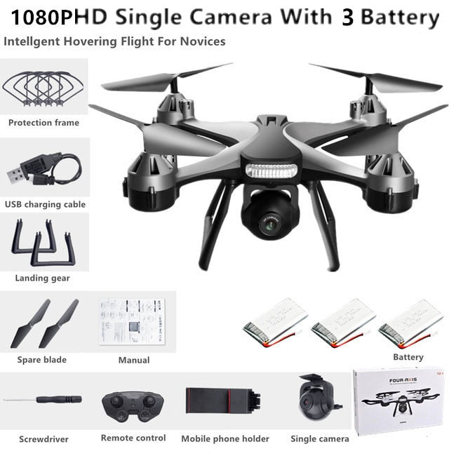 Drone Camera Quadcopter JC801 UAV HD Professional 1080P 4K Dual Hold WiFi RC Remote Control Foldable