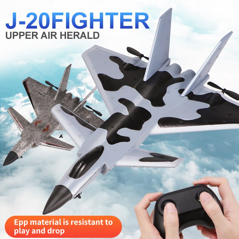 RC Remote Control Foam plastic Plane J-20 SF-435 SF-422 F-35 Airplane Aircraft Fighter 2.4G Radio Control Glider Toys Children kids