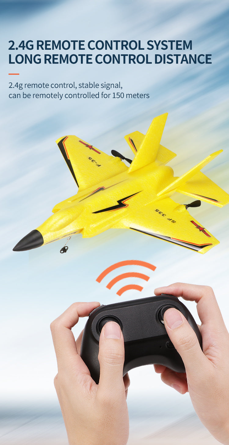 RC Remote Control Foam plastic Plane J-20 SF-435 SF-422 F-35 Airplane Aircraft Fighter 2.4G Radio Control Glider Toys Children kids