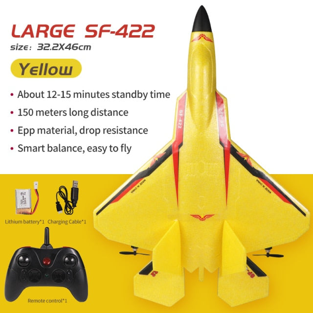 RC Remote Control Foam plastic Plane J-20 SF-435 SF-422 F-35 Airplane Aircraft Fighter 2.4G Radio Control Glider Toys Children kids