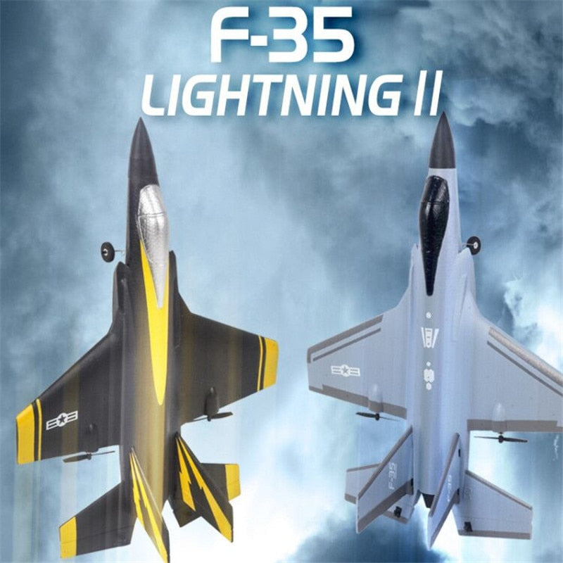 RC Remote Control Foam plastic Plane F-35 Airplane Aircraft Fighter 2.4G Radio Control Glider Toys Children kids