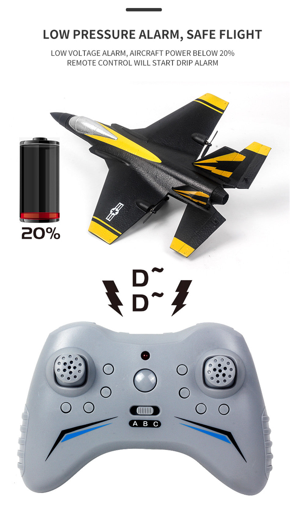 RC Remote Control Foam plastic Plane F-35 Airplane Aircraft Fighter 2.4G Radio Control Glider Toys Children kids