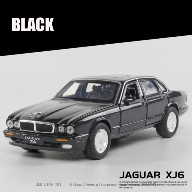 Car Model Jaguar XJ6 Classic Alloy Metal Diecasts & Toy Vehicles Kid Children 1:32