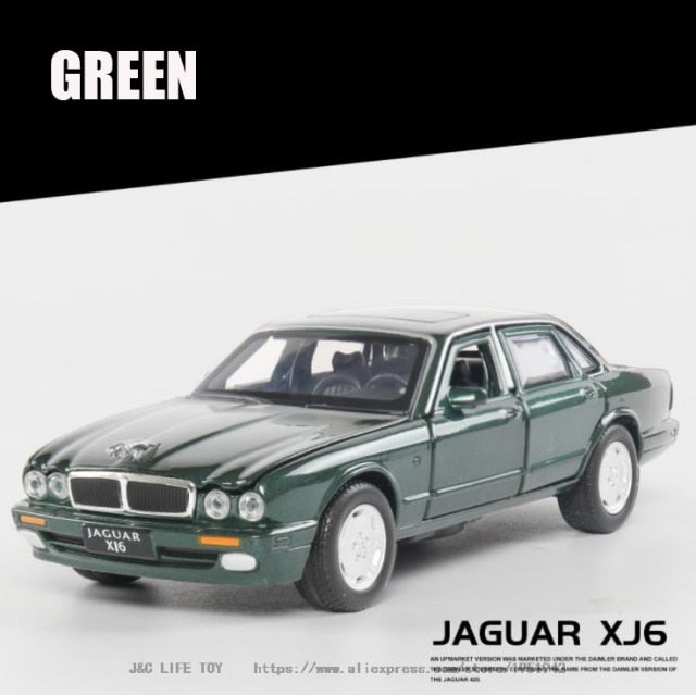 Car Model Jaguar XJ6 Classic Alloy Metal Diecasts & Toy Vehicles Kid Children 1:32