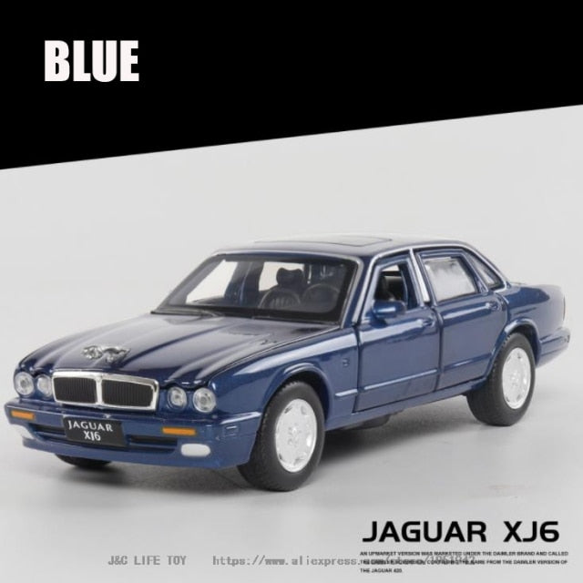 Car Model Jaguar XJ6 Classic Alloy Metal Diecasts & Toy Vehicles Kid Children 1:32