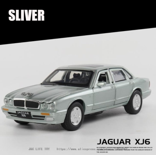 Car Model Jaguar XJ6 Classic Alloy Metal Diecasts & Toy Vehicles Kid Children 1:32