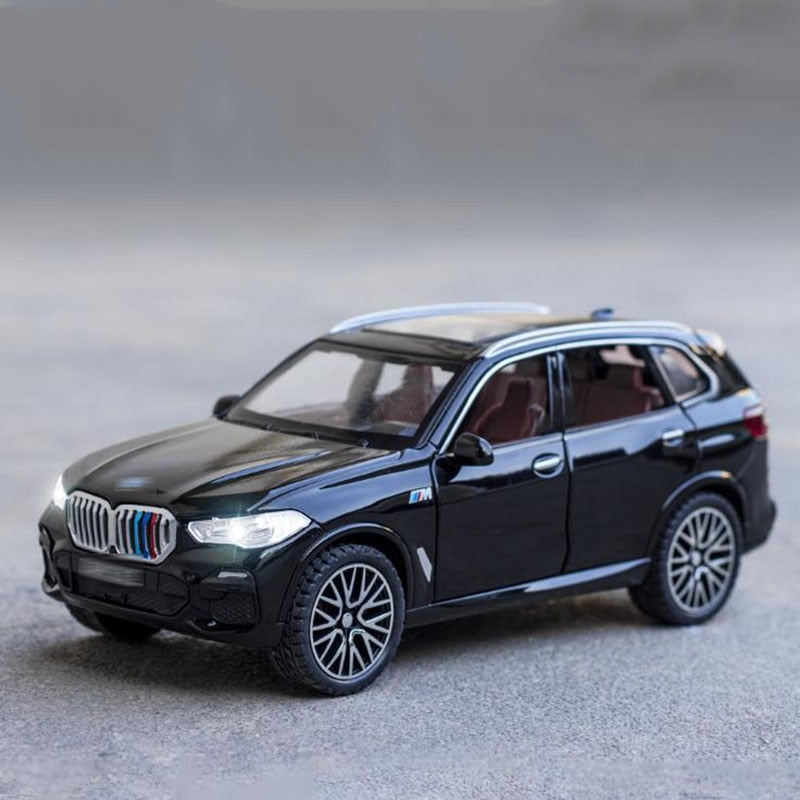 Car Model X5 Toy Diecast Alloy Metal Pull Back Toys Off-Road Vehicle Children Kids 1/32