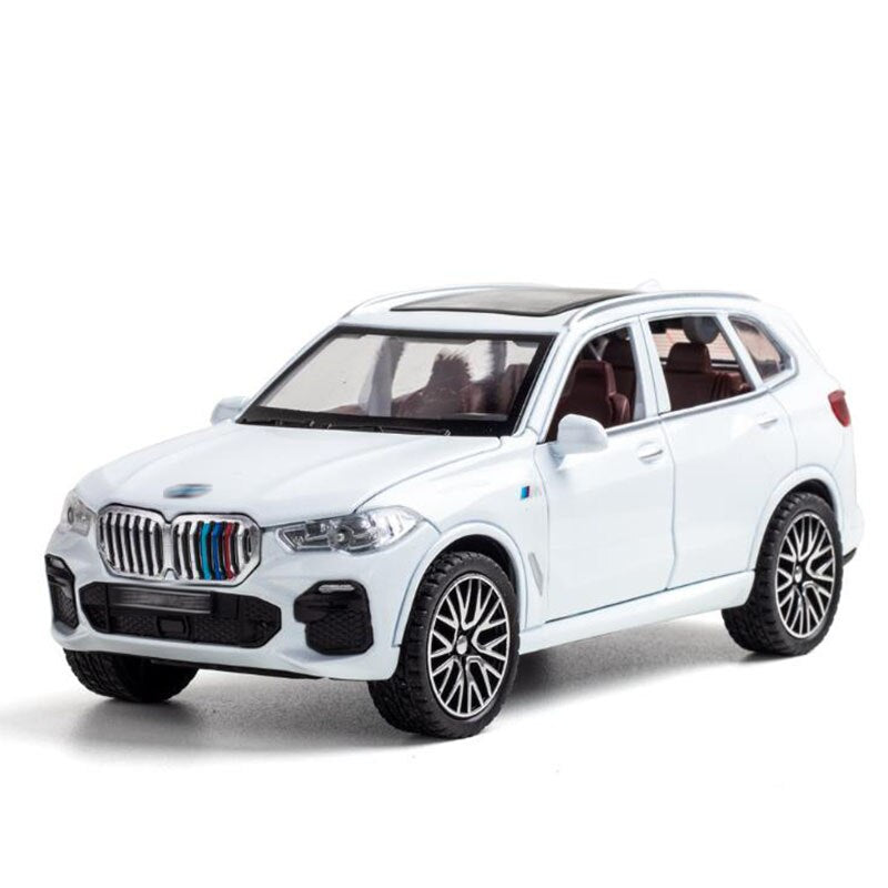 Car Model X5 Toy Diecast Alloy Metal Pull Back Toys Off-Road Vehicle Children Kids 1/32