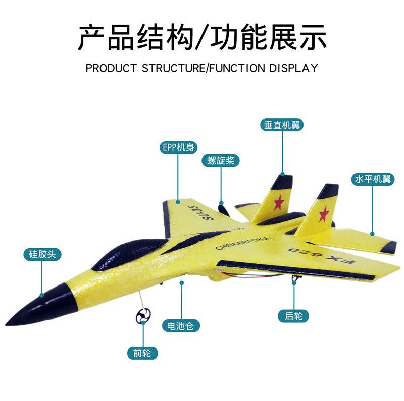 RC Remote Control Foam plastic Plane SU-35 FX-620 FX-820 FX-803 F-35 Airplane Aircraft Fighter 2.4G Radio Control Glider Toys Children kids