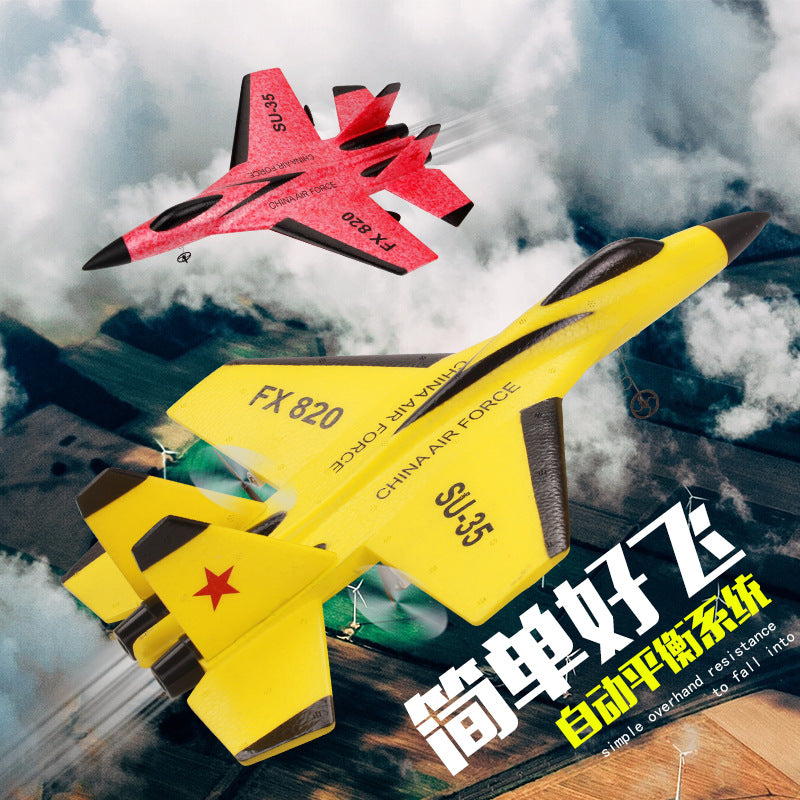 RC Remote Control Foam plastic Plane SU-35 FX-620 FX-820 FX-803 F-35 Airplane Aircraft Fighter 2.4G Radio Control Glider Toys Children kids