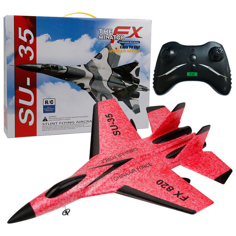 RC Remote Control Foam plastic Plane SU-35 FX-620 FX-820 FX-803 F-35 Airplane Aircraft Fighter 2.4G Radio Control Glider Toys Children kids