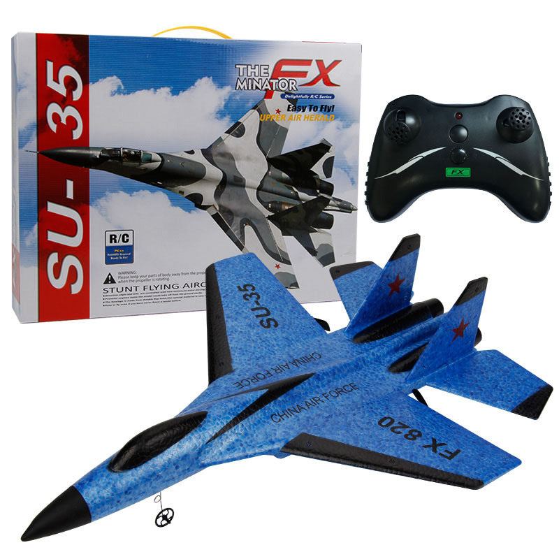 RC Remote Control Foam plastic Plane SU-35 FX-620 FX-820 FX-803 F-35 Airplane Aircraft Fighter 2.4G Radio Control Glider Toys Children kids