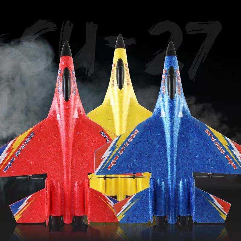 RC Remote Control Foam plastic Plane SU-27 Airplane Aircraft Fighter 2.4G Radio Control Glider Toys Children kids