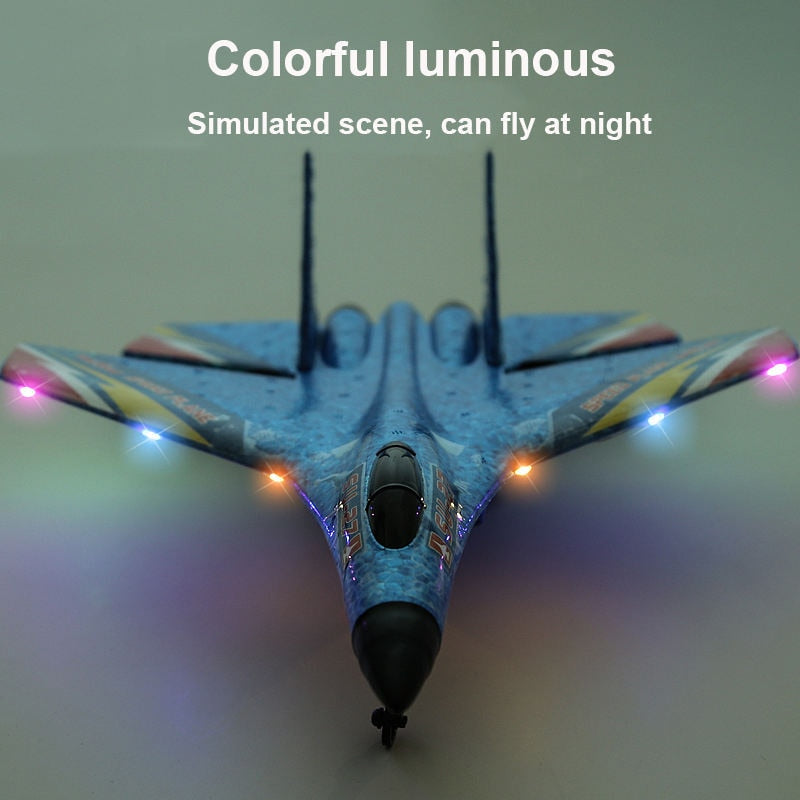 RC Remote Control Foam plastic Plane SU-27 Airplane Aircraft Fighter 2.4G Radio Control Glider Toys Children kids