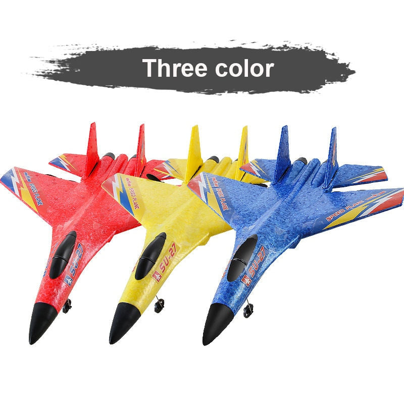 RC Remote Control Foam plastic Plane SU-27 Airplane Aircraft Fighter 2.4G Radio Control Glider Toys Children kids