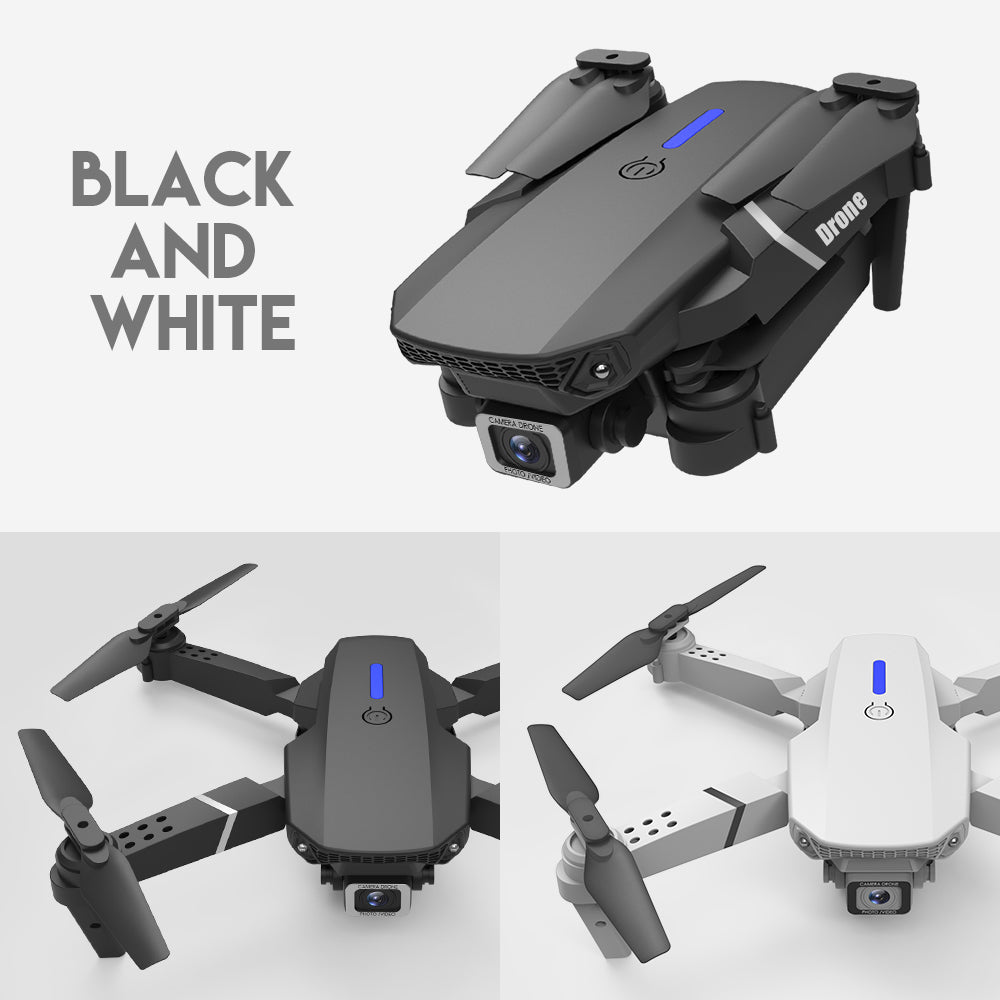 Drone Camera Quadcopter E88 FPV With Wide Angle 1080P HD 4K  Hold WiFi RC Remote Control Foldable